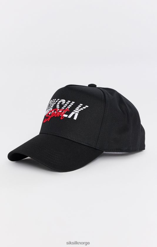 SikSilk unisex svart sports trucker cap V8JH48248 tilbehør