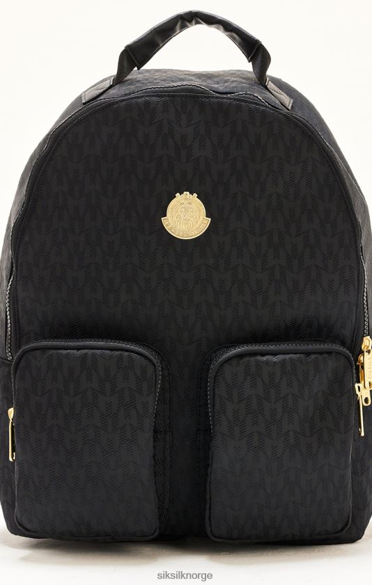 SikSilk x unisex messi svart ryggsekk V8JH48622 bag