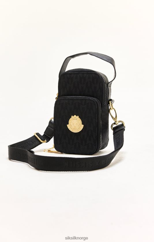 SikSilk x unisex messi svart veske V8JH48620 bag
